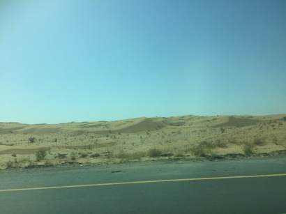 The drive to Ras Al Khaimah
